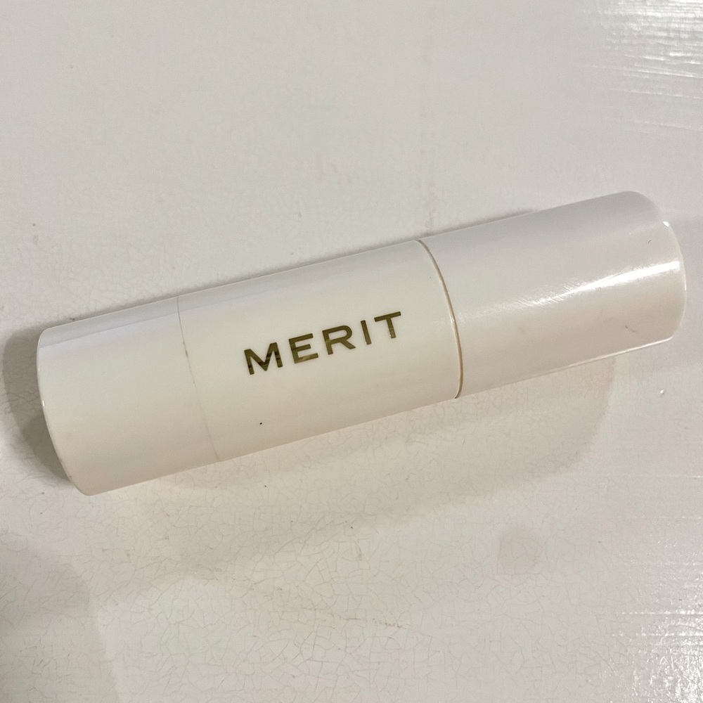 MERIT Day Glow Dewy Highlighting Balm Shade - Cava used a handful of times